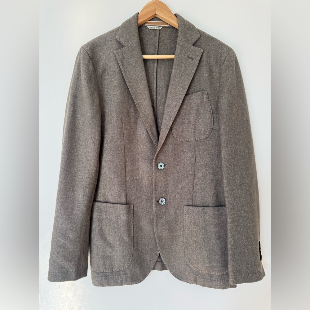 Massimo Dutti Taupe Blazer